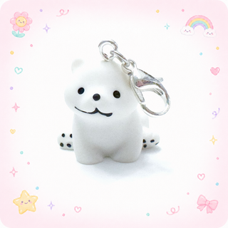 Frosty Frolic Polar Bear Charm Badge Reel Add-on