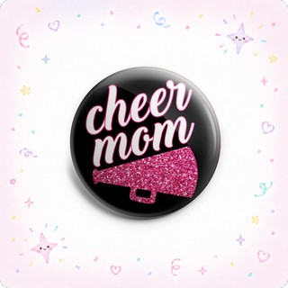 Sparkling Cheer Mom Topper