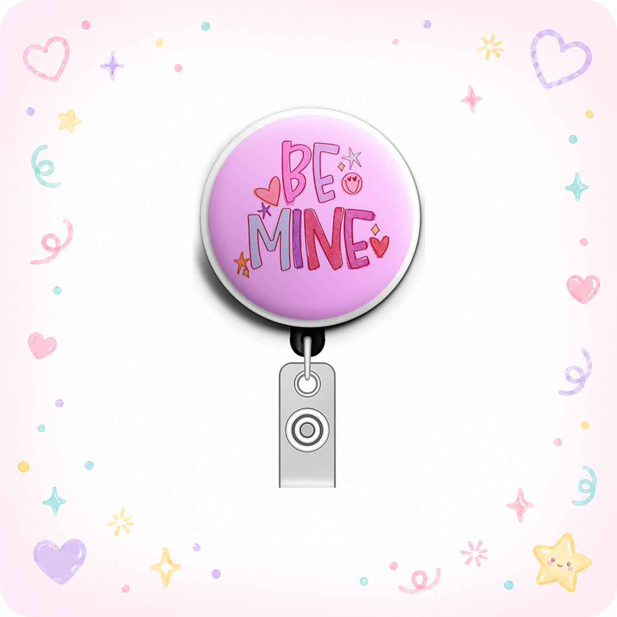Love Spell Swapfinity Retractable ID Badge Reel - - Topperswap