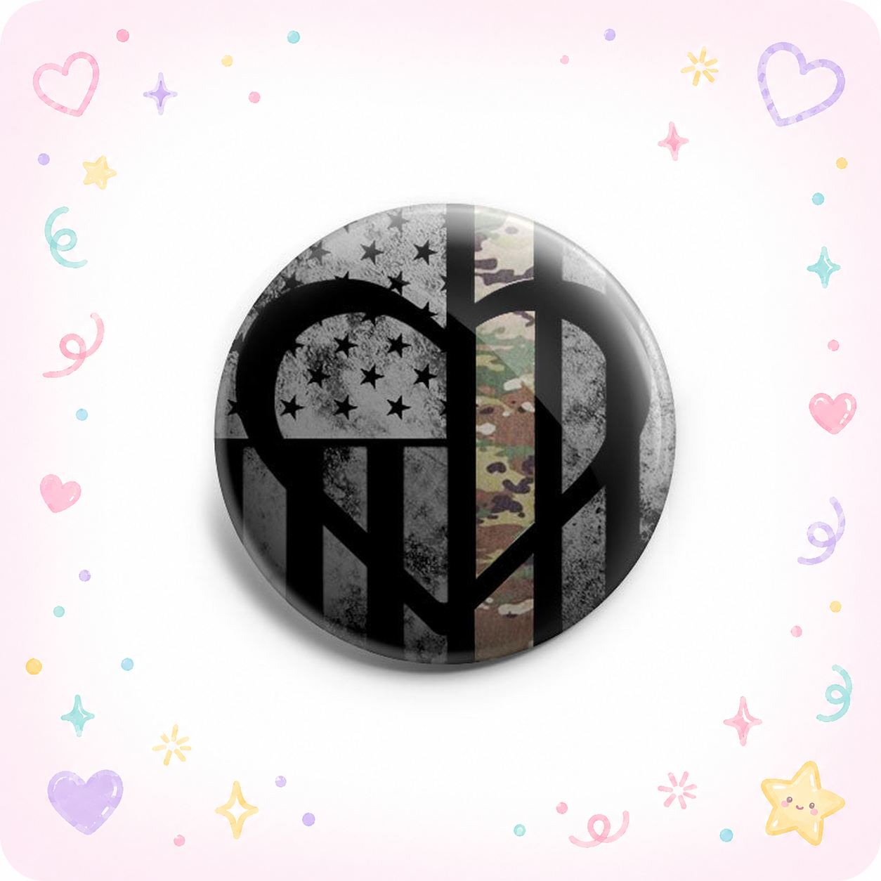 Symbolic Army Heart Topper - - Topperswap
