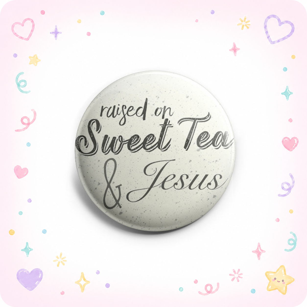 Raised on Sweet Tea & Jesus Topper - - Topperswap