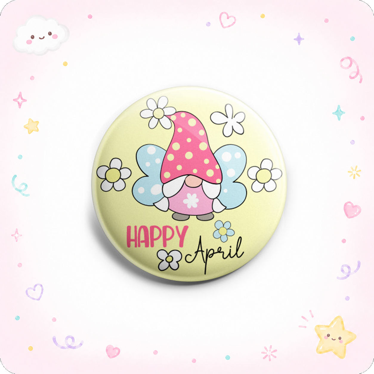 Happy April Gnome Topper - - Topperswap