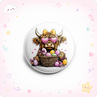 Easter Highland Cow Topper