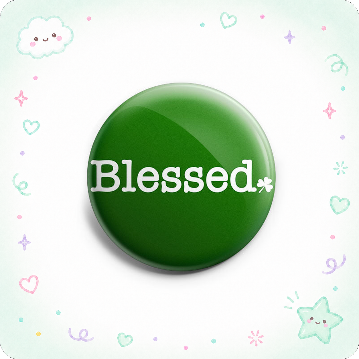 Blessed Shamrock Topper - - Topperswap