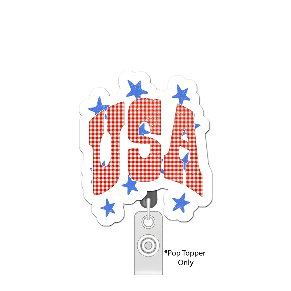 Patriotic Powerhouse Pop Topper - - Topperswap
