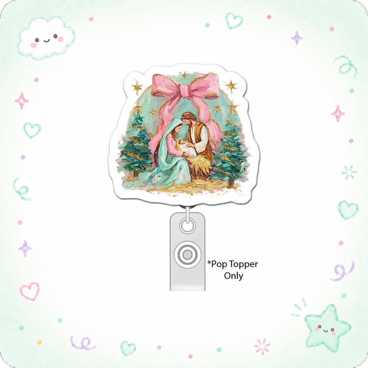 Festive Miracle Maven Pop Topper - - Topperswap