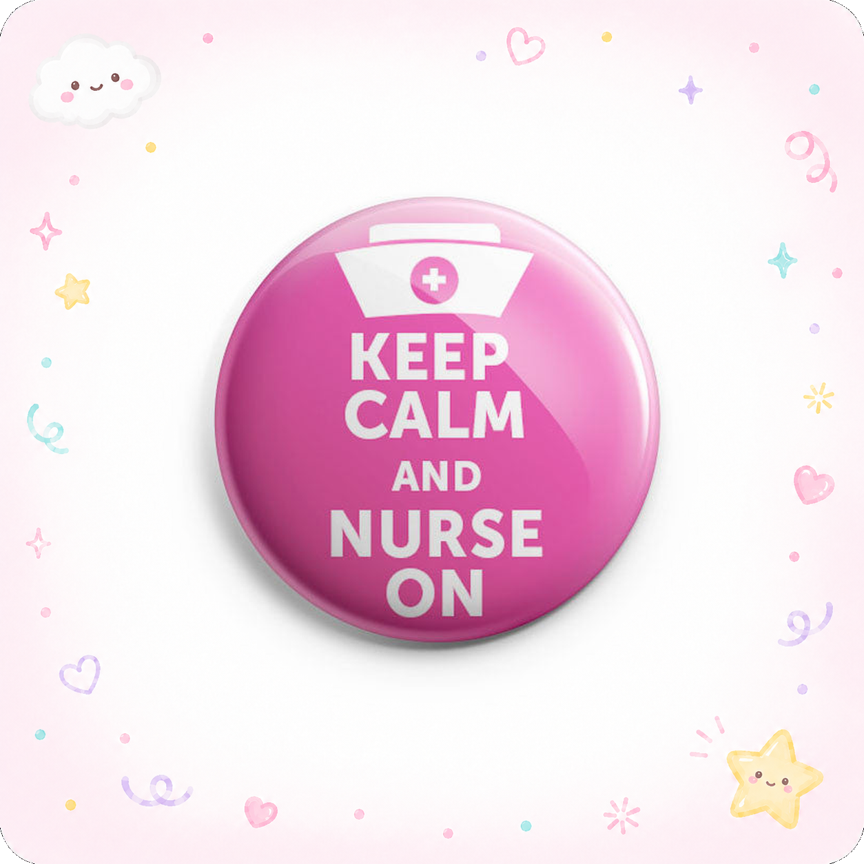 Keep Calm and Nurse On Topper - - Topperswap
