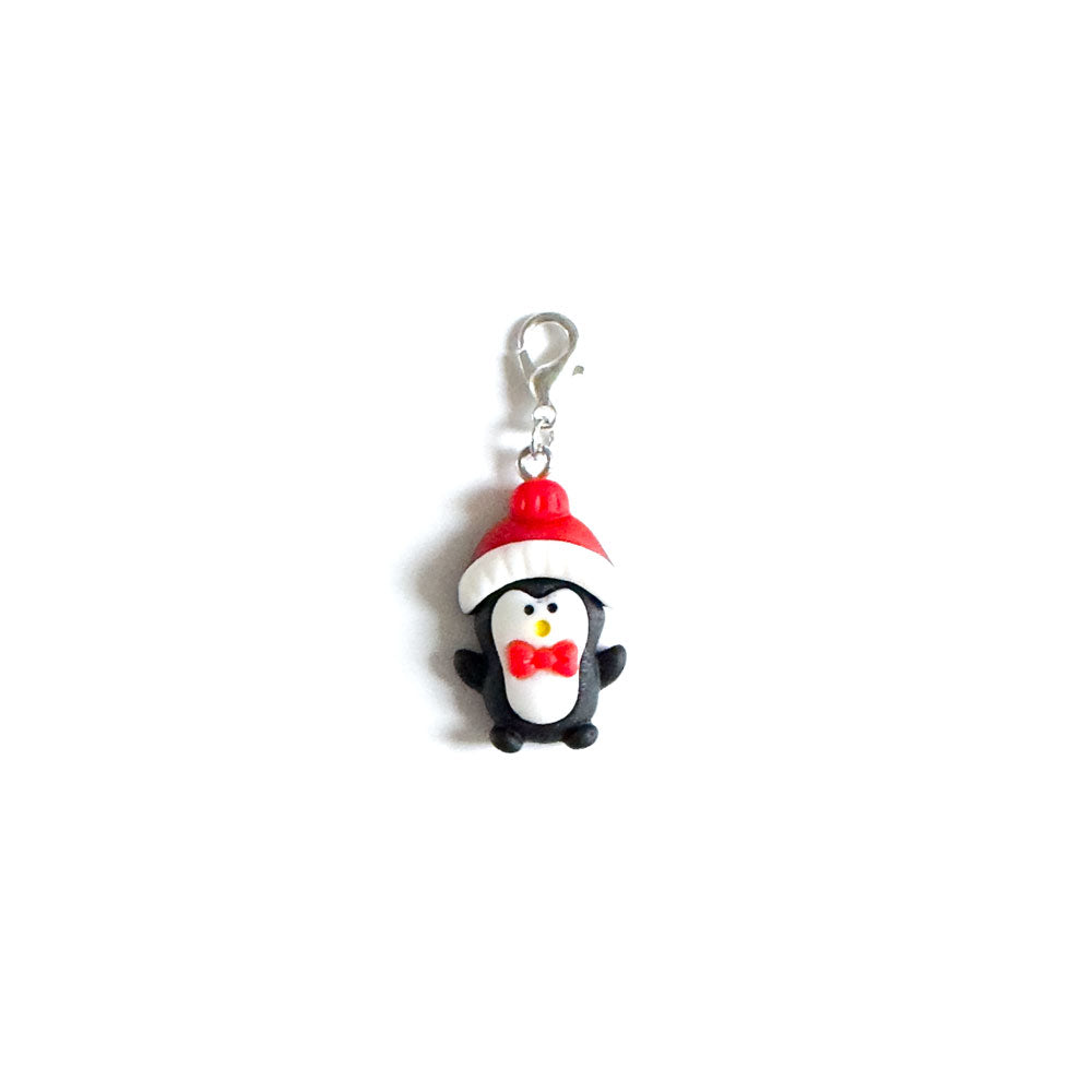 Snazzy Penguin Charm Swapfinity Badge Reel Add-on - - Topperswap