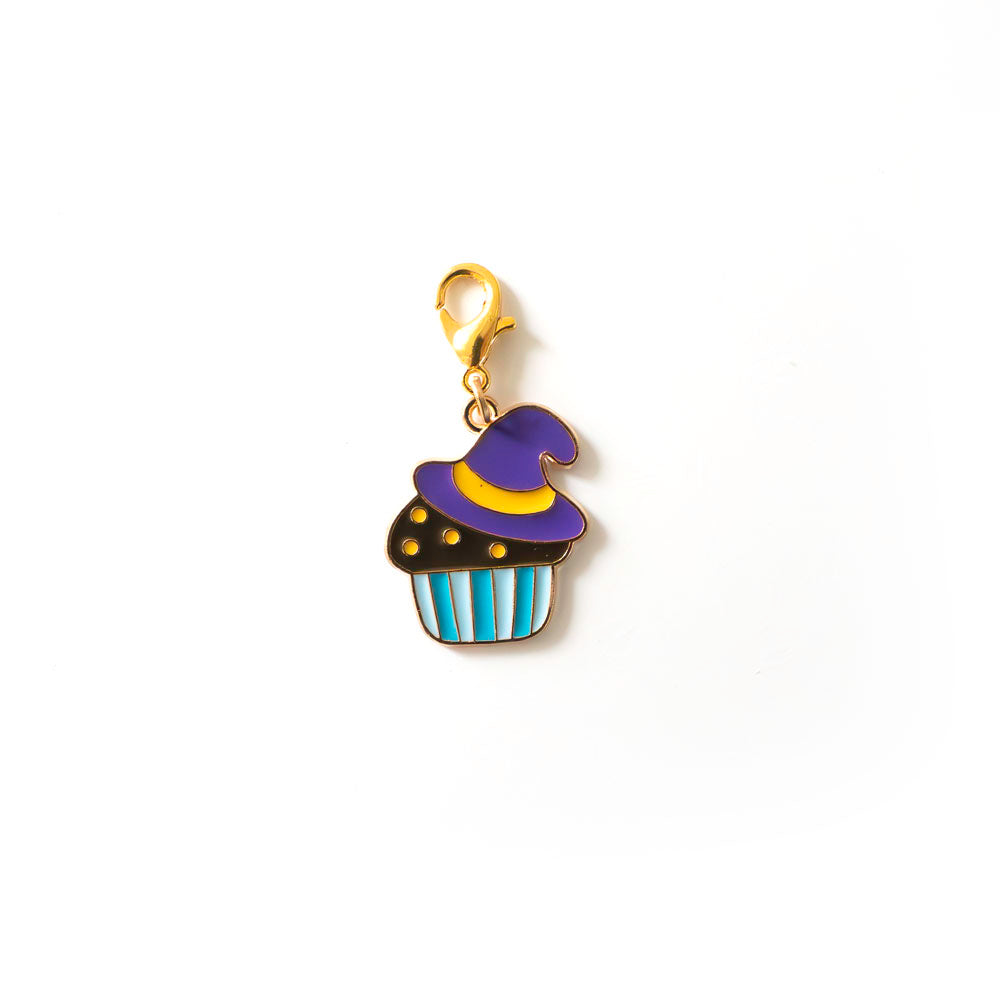 Witchy Cupcake Charm Swapfinity Badge Reel Add-on - - Topperswap