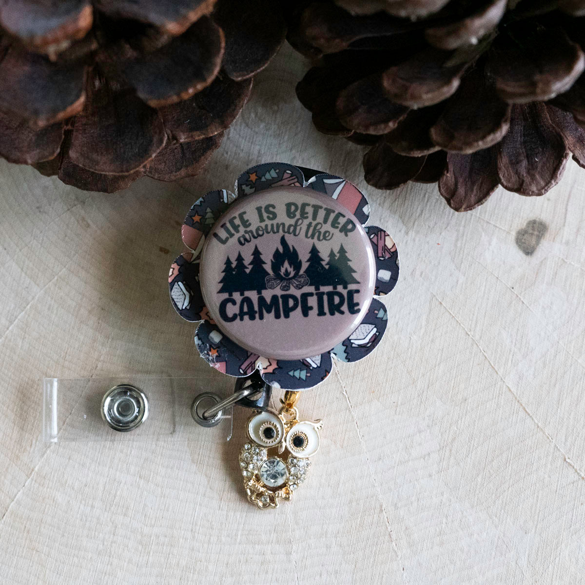 Glimmering Goldie Owl Swapfinity Charm Add-on - - Topperswap