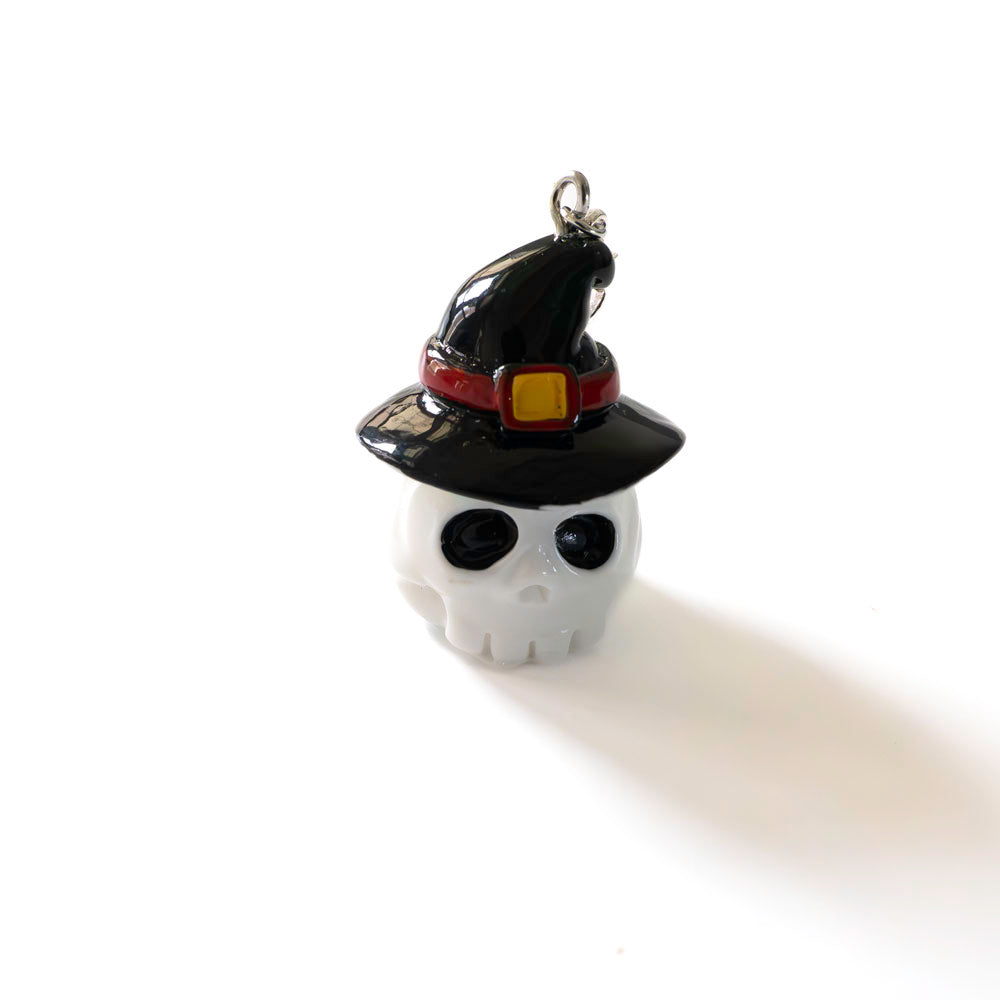 Spooky Skull Charm Swapfinity Badge Reel Add-on - - Topperswap