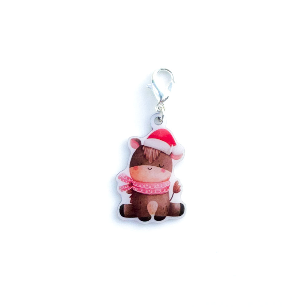 Jolly Donkey Delight Charm Swapfinity Badge Reel Add-on -  - Topperswap