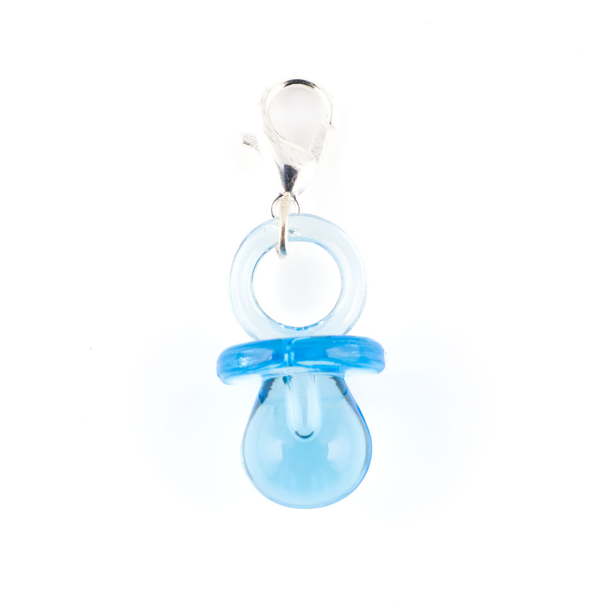 Blue Pacifier Charm Swapfinity Badge Reel Add-on - - Topperswap