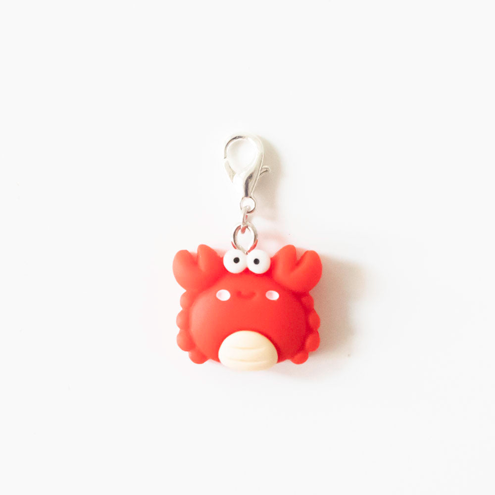 Cute Crab Badge Reel Add-on - - Topperswap
