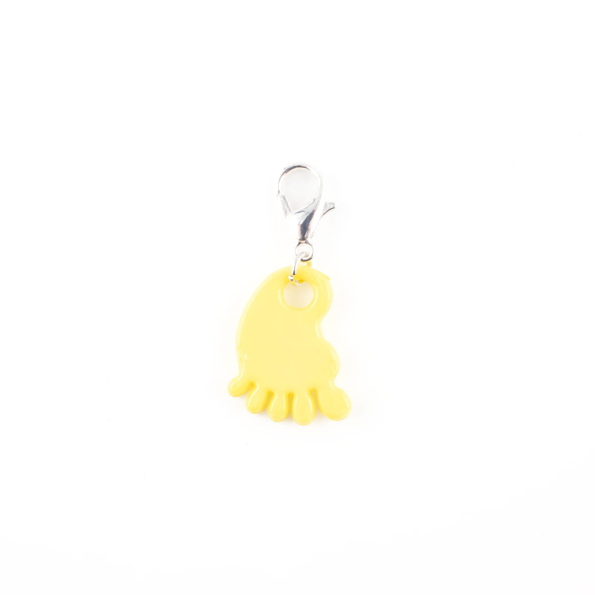 Yellow Baby Foot Charm Swapfinity Badge Reel Add-on - - Topperswap