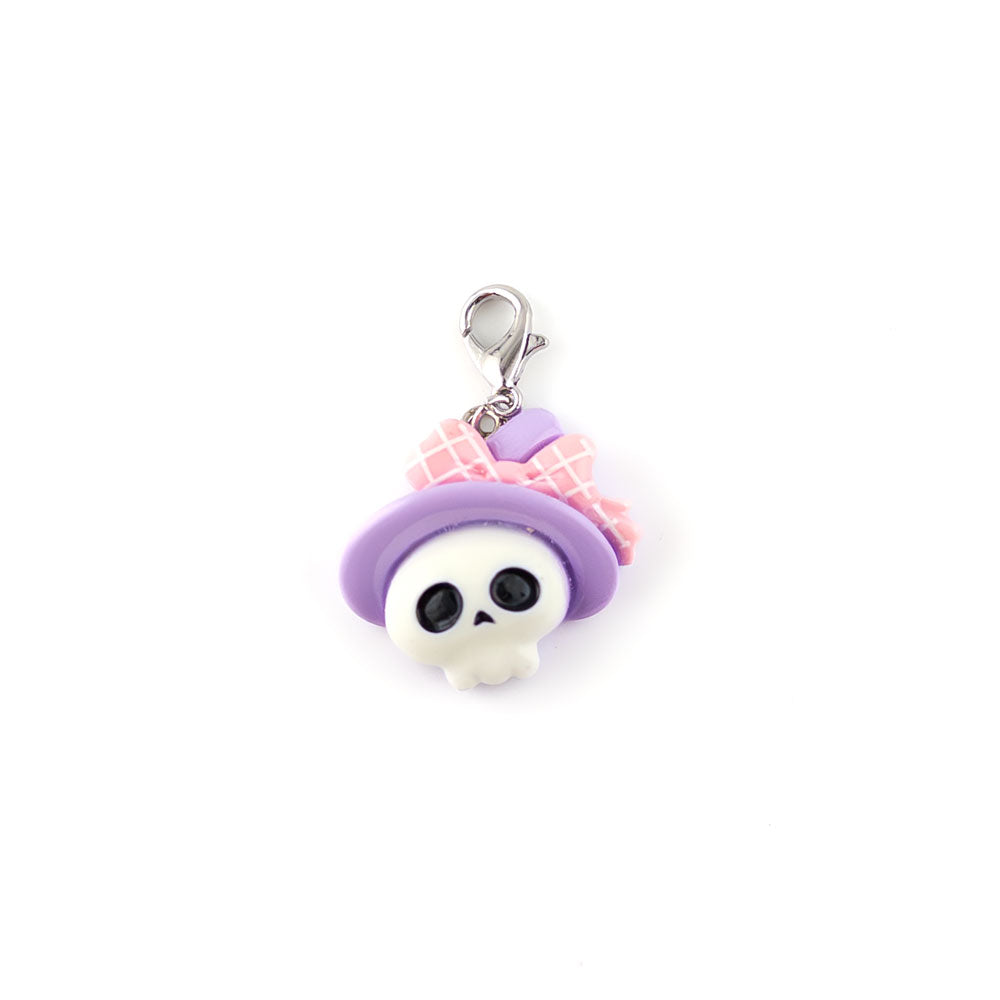 Lil Skeleton Charm Swapfinity Badge Reel Add-on - - Topperswap