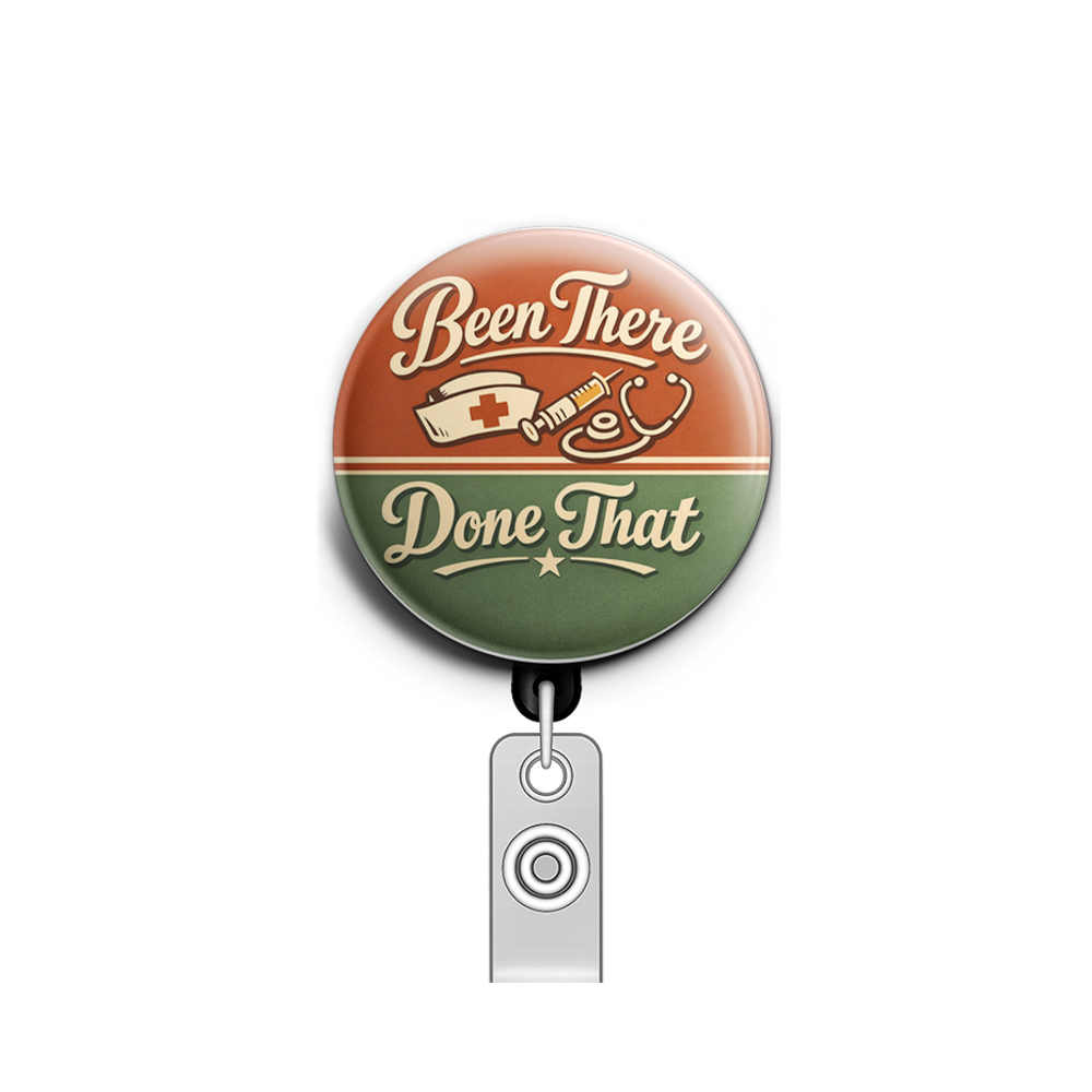 Been There Done That Swapfinity Retractable ID Badge Reel - - Topperswap