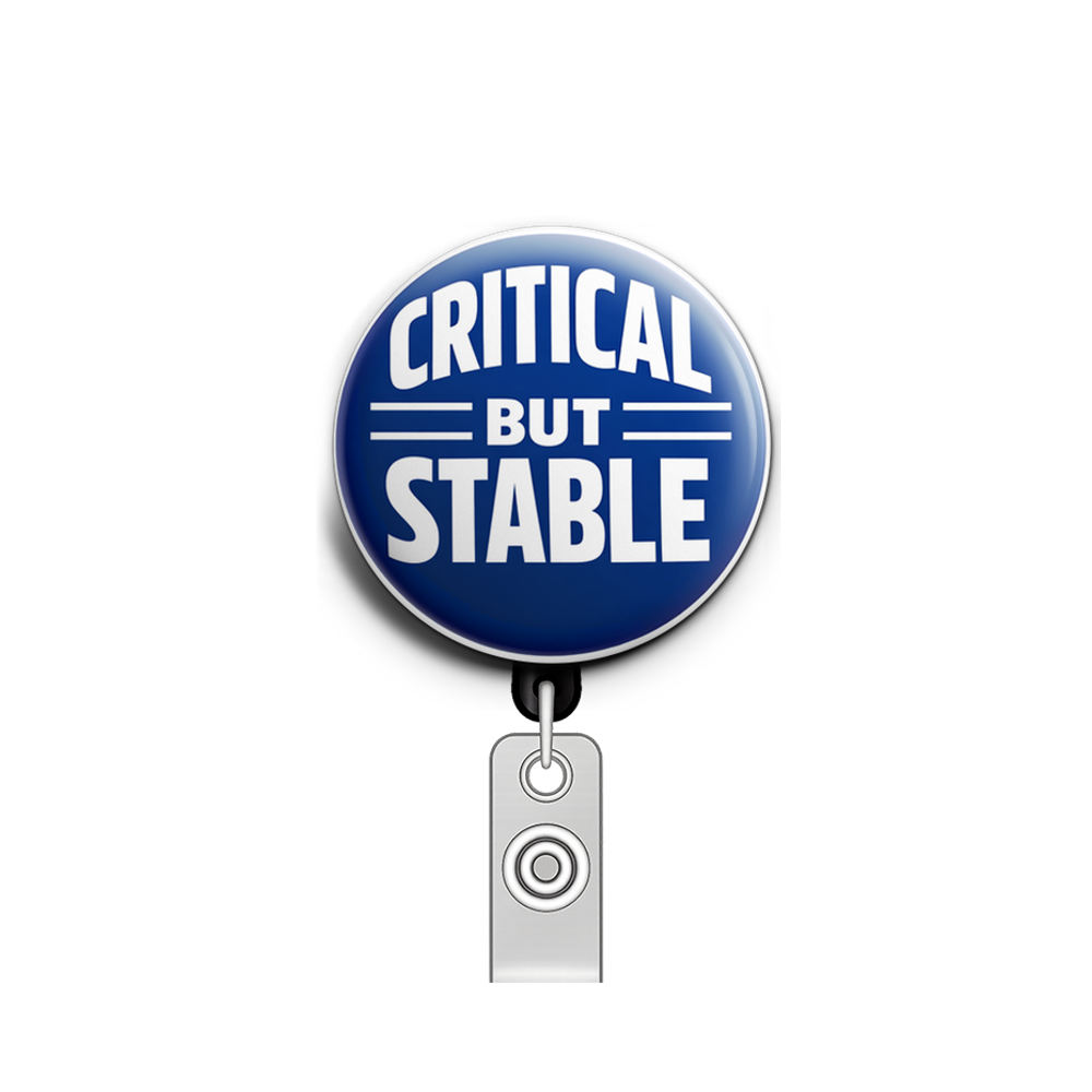 Critical But Stable Swapfinity Retractable ID Badge Reel - - Topperswap