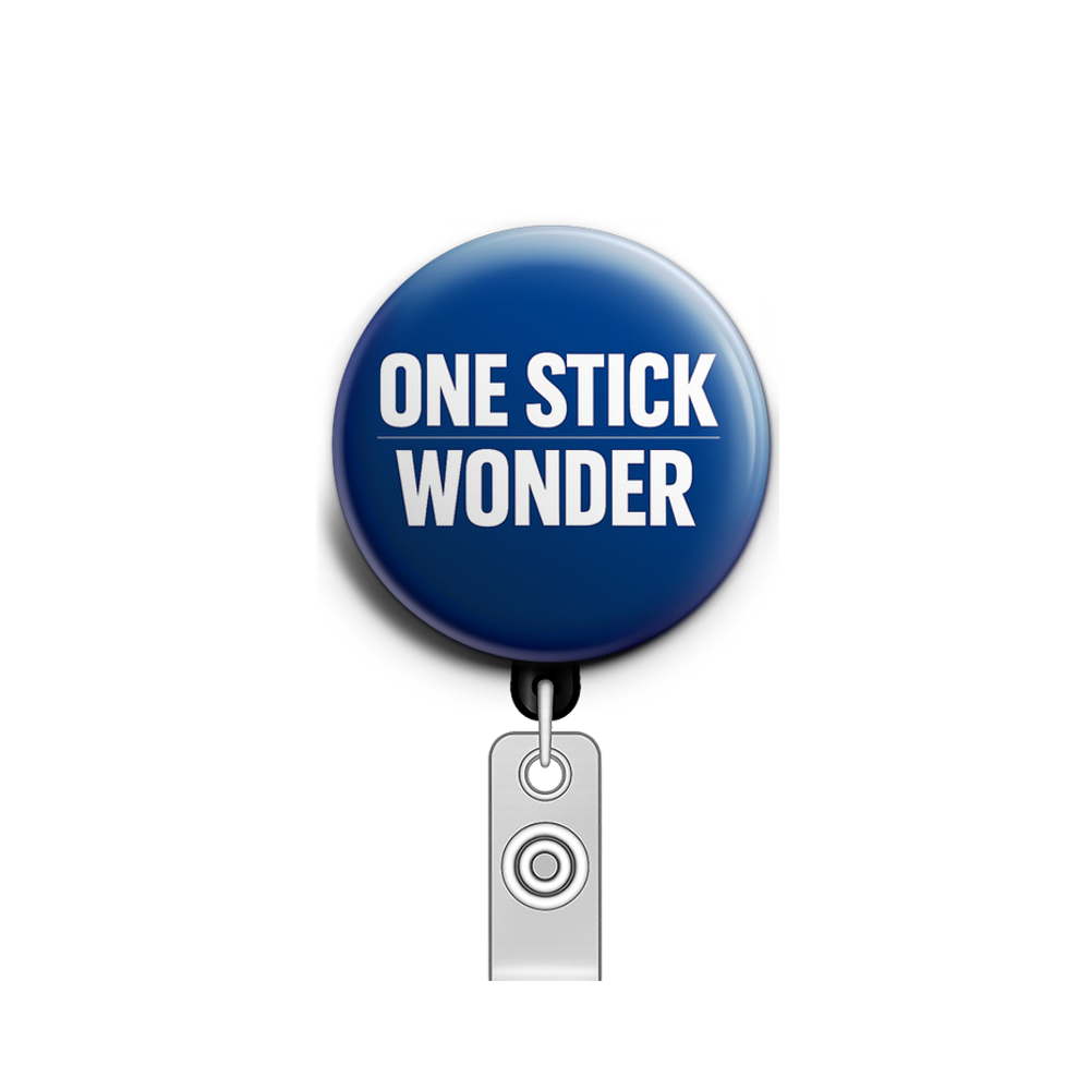One Stick Wonder Swapfinity Retractable ID Badge Reel - - Topperswap