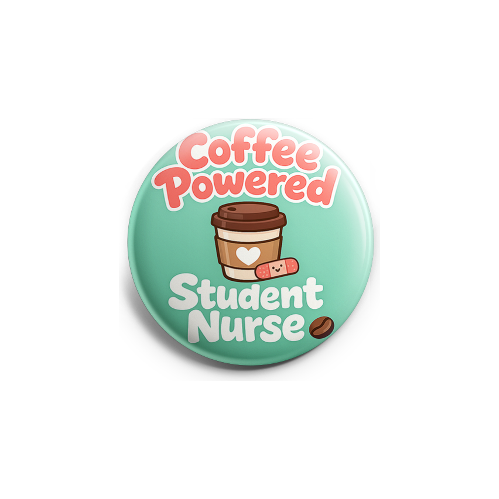 Coffee Powered Student Nurse Topper - - Topperswap