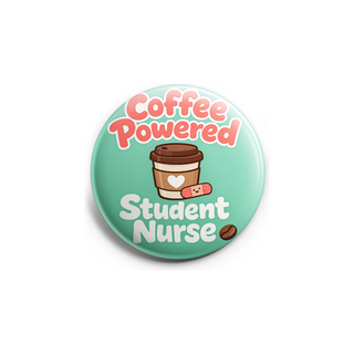 Coffee Powered Student Nurse Topper
