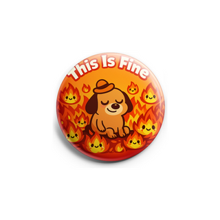 This Is Fine Topper