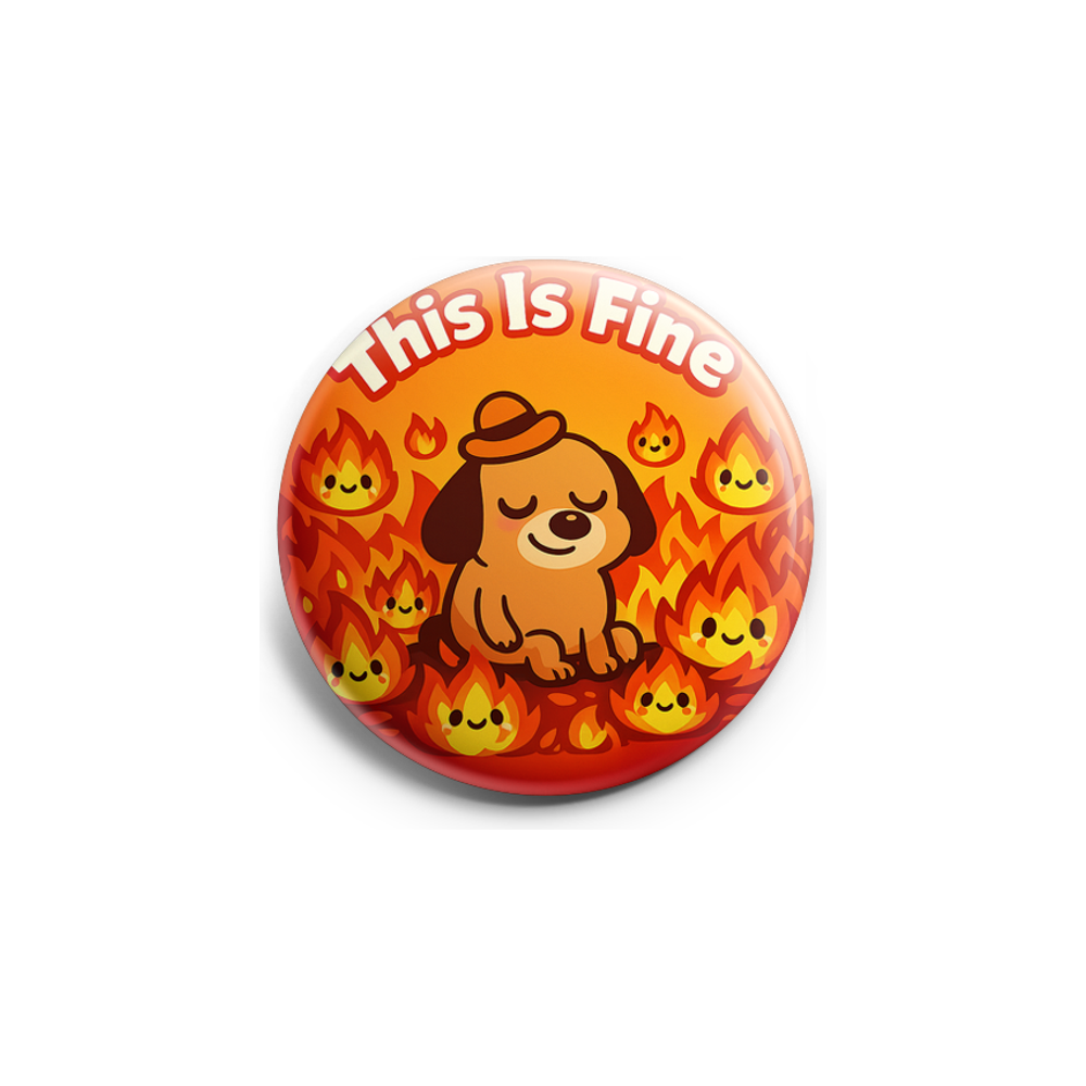 This Is Fine Topper - - Topperswap