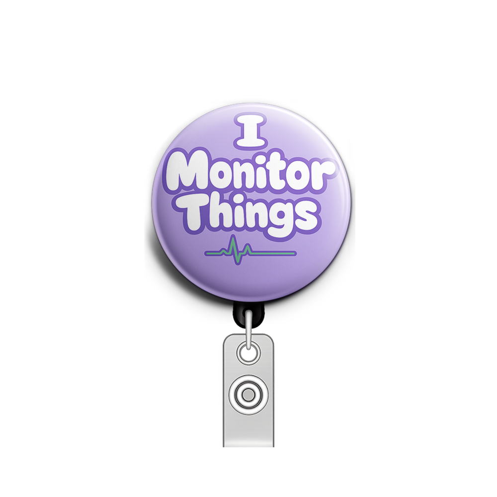 I Monitor Things Swapfinity Retractable ID Badge Reel - - Topperswap