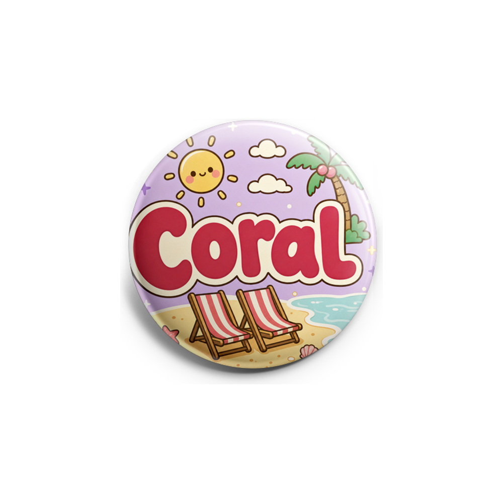 Coral · Summer Vibes Topper - - Topperswap