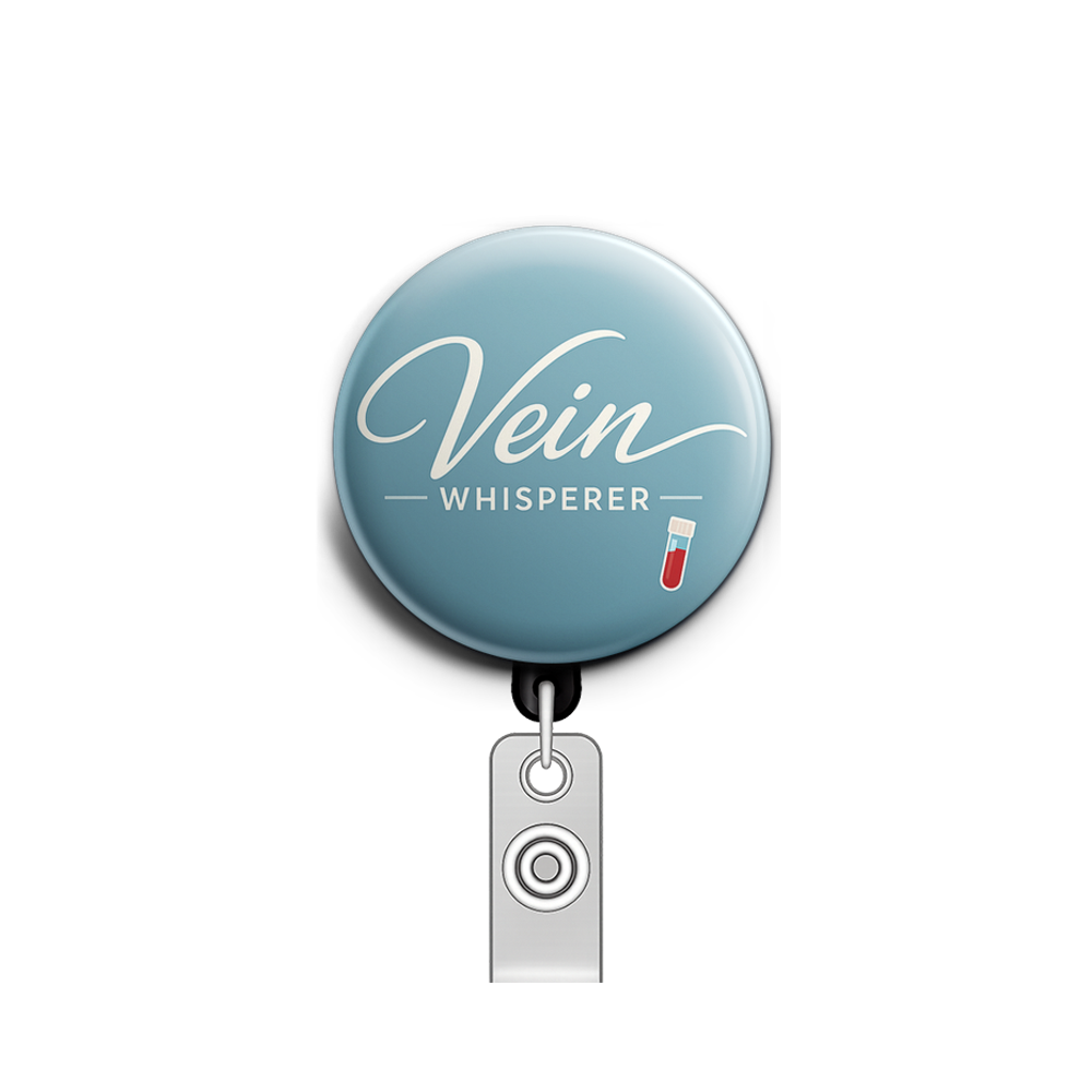 Vein Whisperer Swapfinity Retractable ID Badge Reel - - Topperswap