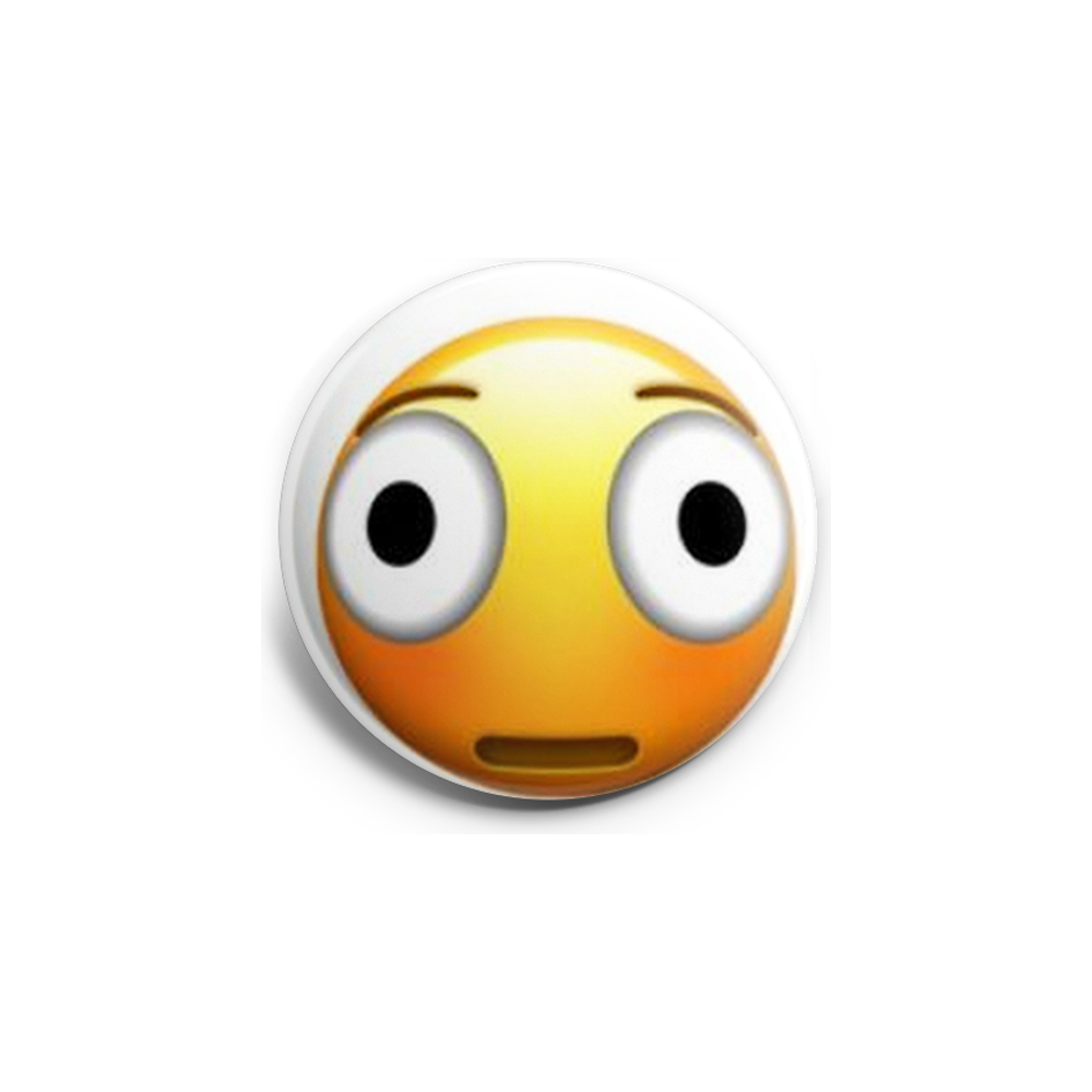Flushed Face Emoji Topper - - Topperswap