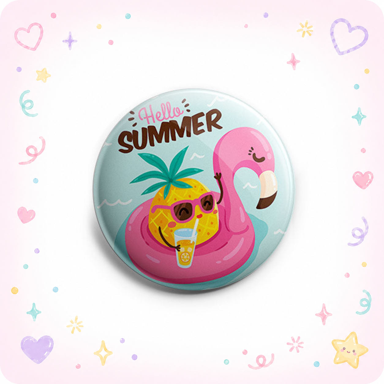 Hello Summer Pineapple Topper - - Topperswap