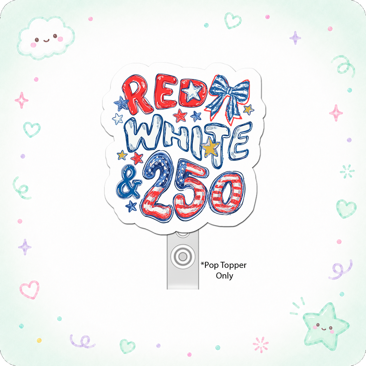 Patriotic Party Legend Pop Topper - - Topperswap