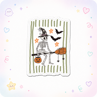 Dancing Skeleton Sticker