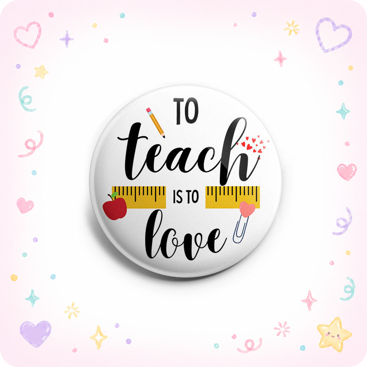 To Teach is to Love Topper - - Topperswap