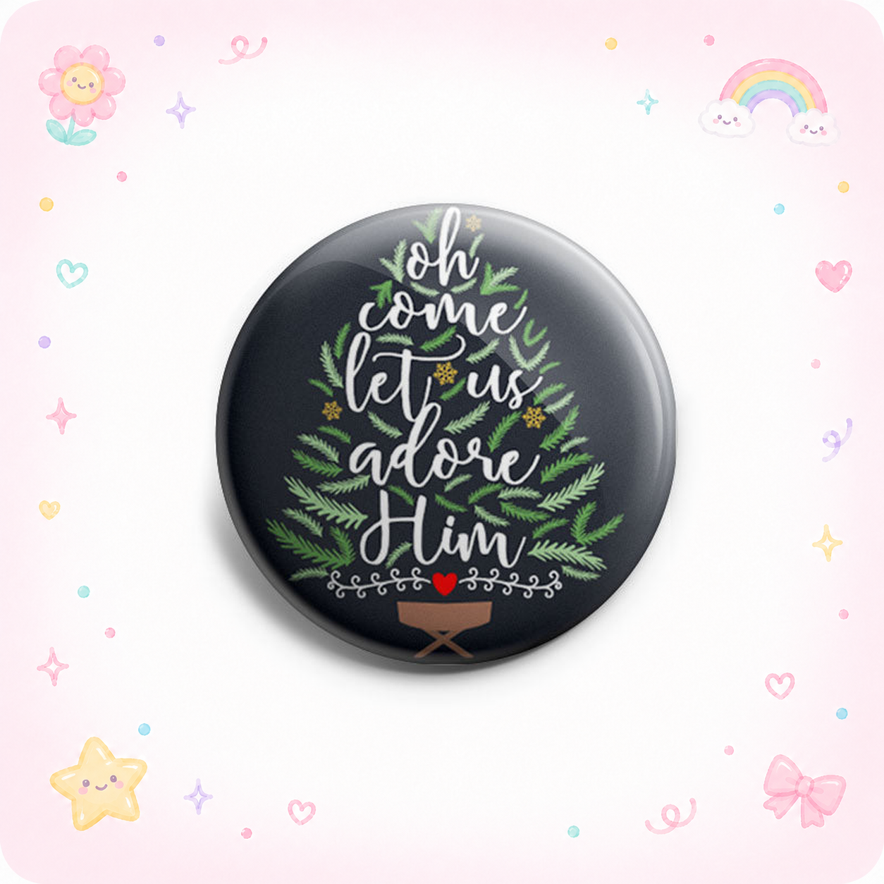 Oh Come Let Us Adore Him Topper - Vault - - Topperswap