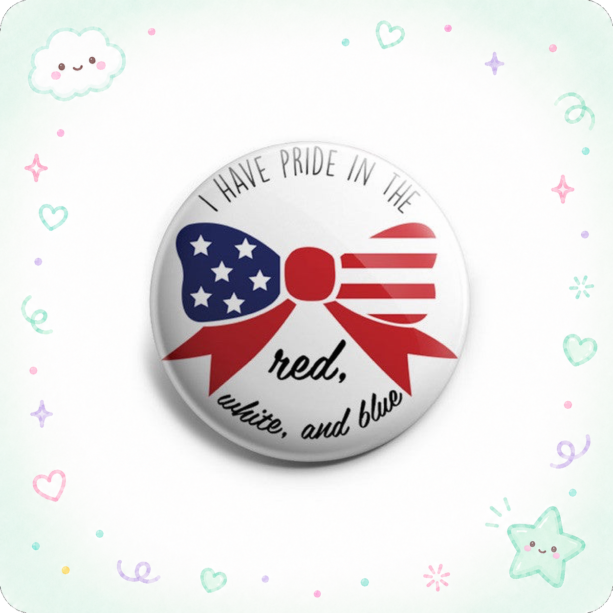 Pride In The Red White And Blue Topper - - Topperswap