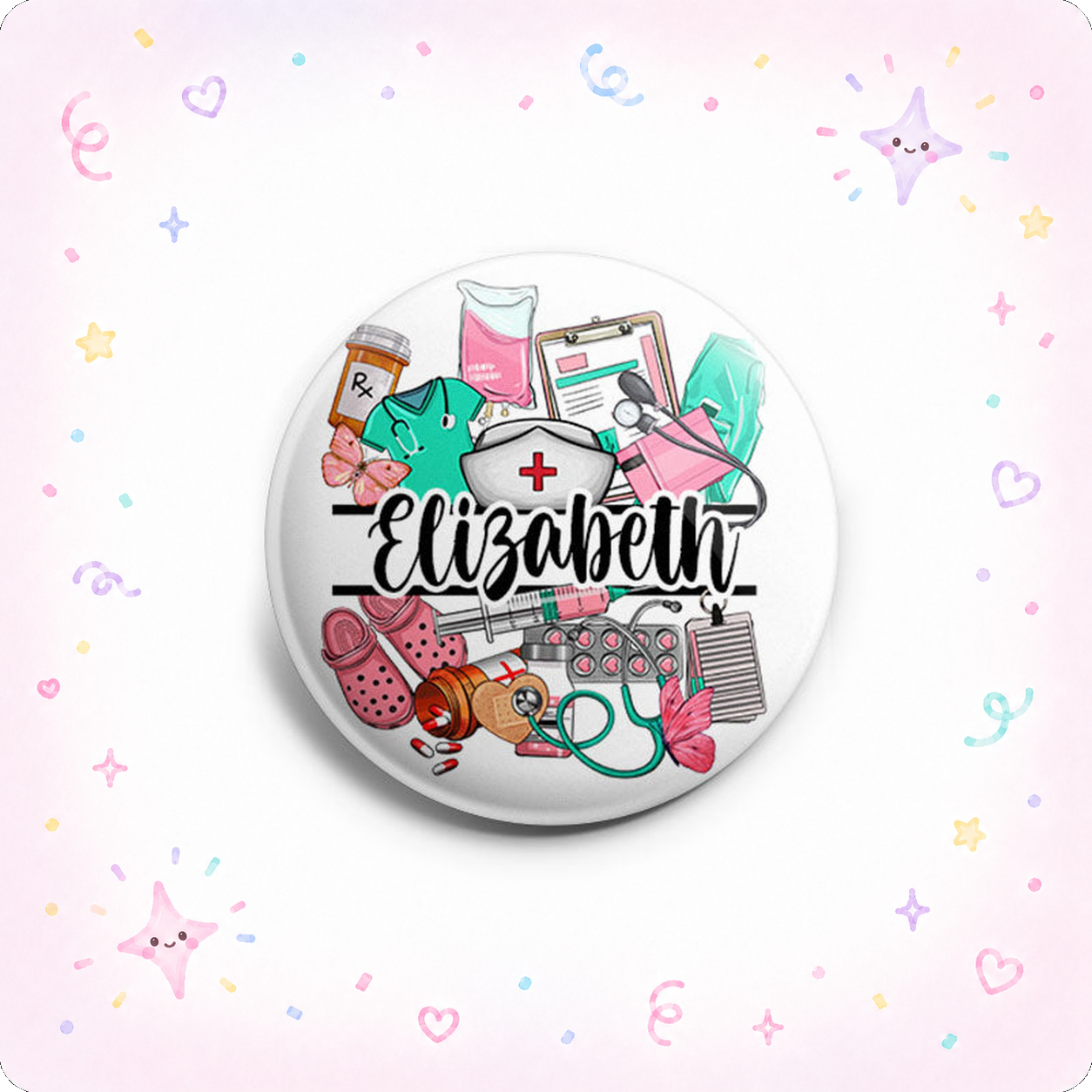 Personalized Nurse Essentials Topper - - Topperswap