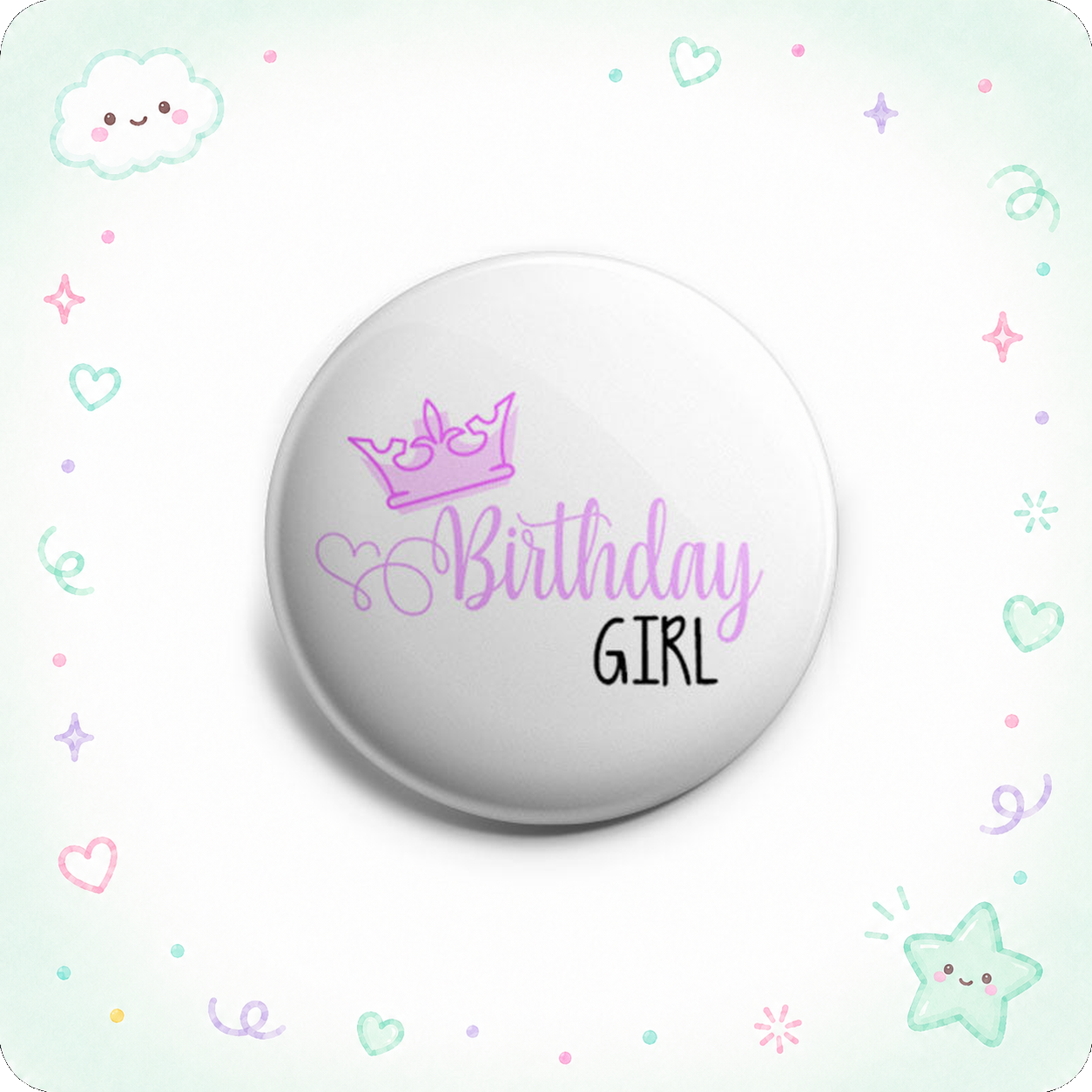 Birthday Girl Topper - - Topperswap
