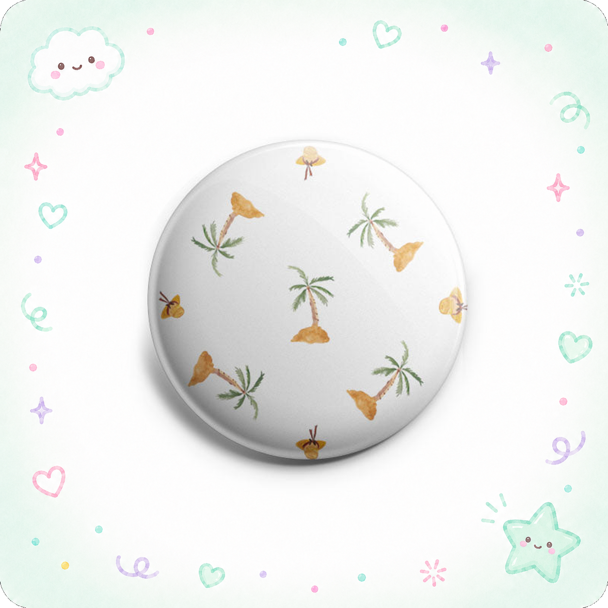 Palm Pattern Topper - - Topperswap