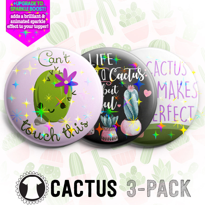 Cactus 3-Pack - (Save 5%) - - Topperswap