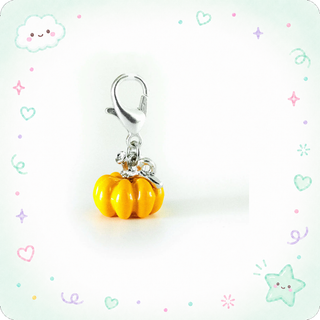 Yellow Fall Pumpkin Charm Reel Add-on