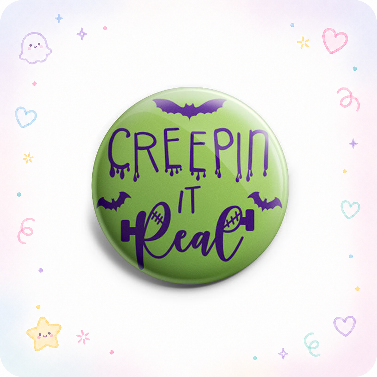 Creepin it Real Bat Topper - Vault - - Topperswap