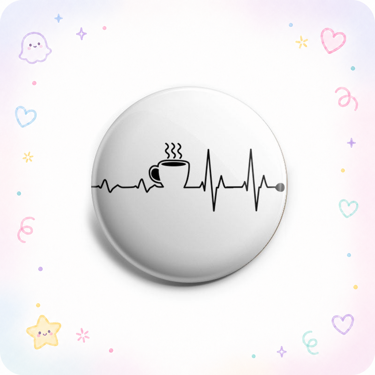 Coffee EKG Topper - - Topperswap