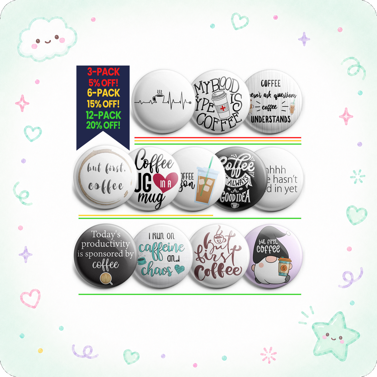Ultimate Coffee Lover Topper Pack - - Topperswap