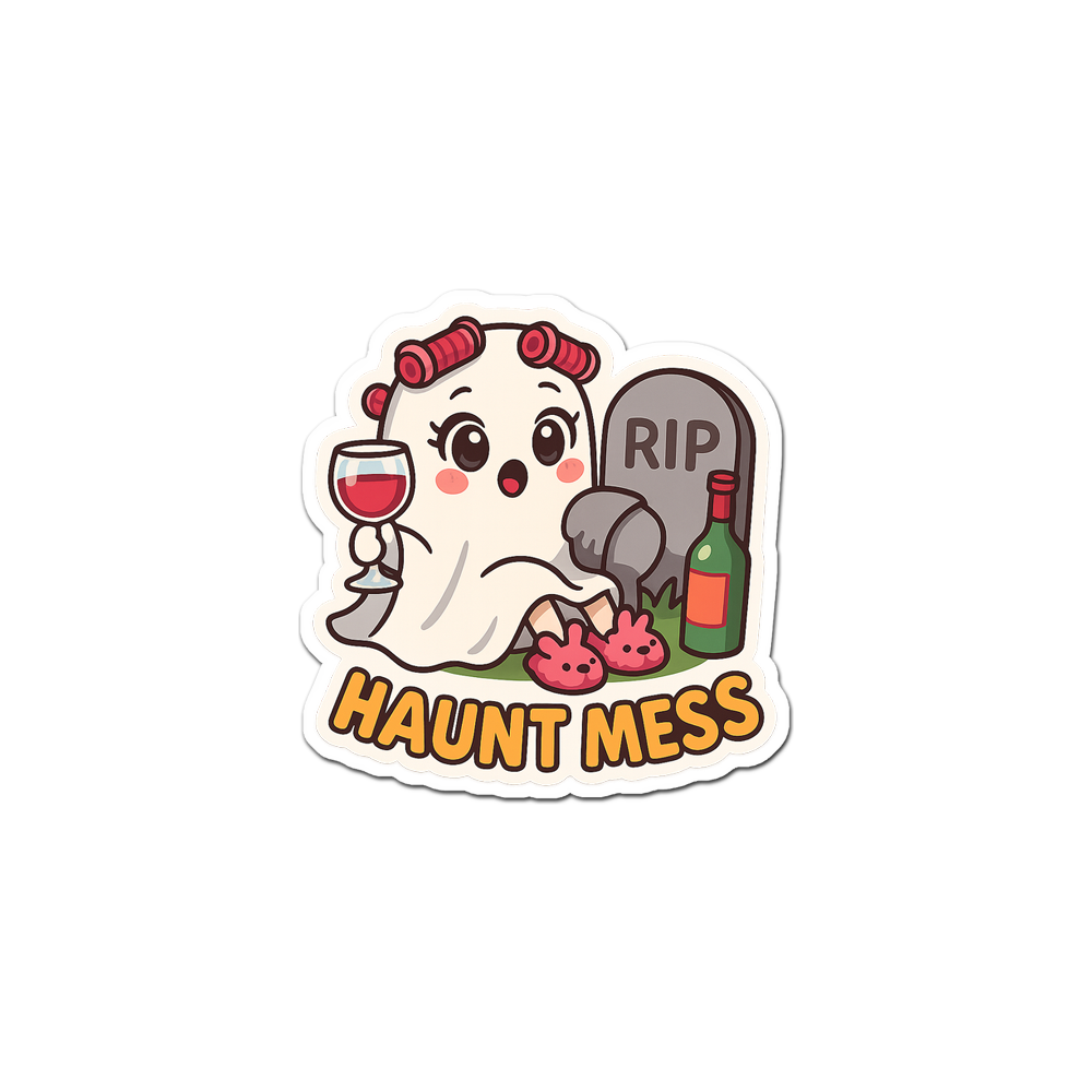 Haunt Mess Queen Sticker - - Topperswap
