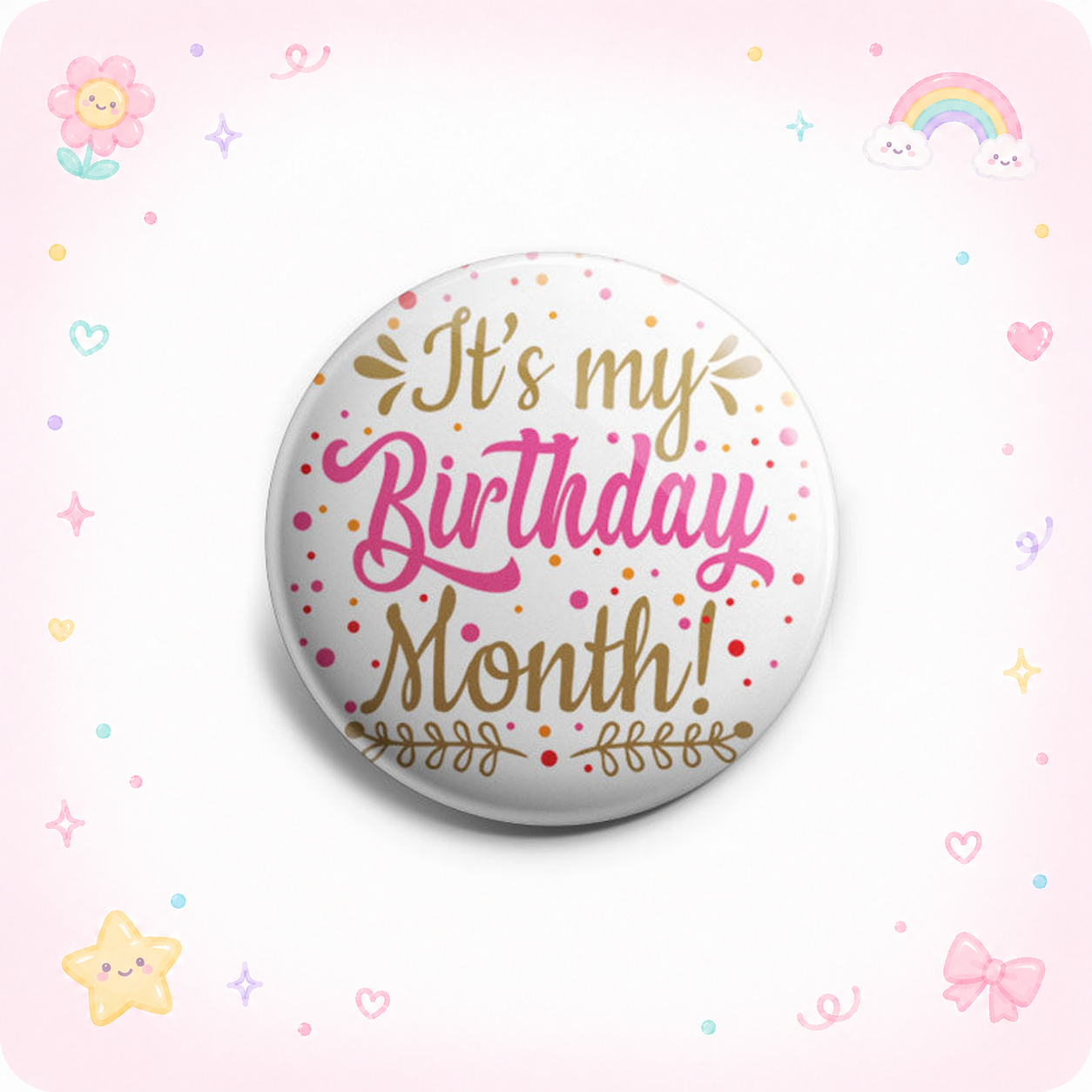 Birthday Month Topper - - Topperswap