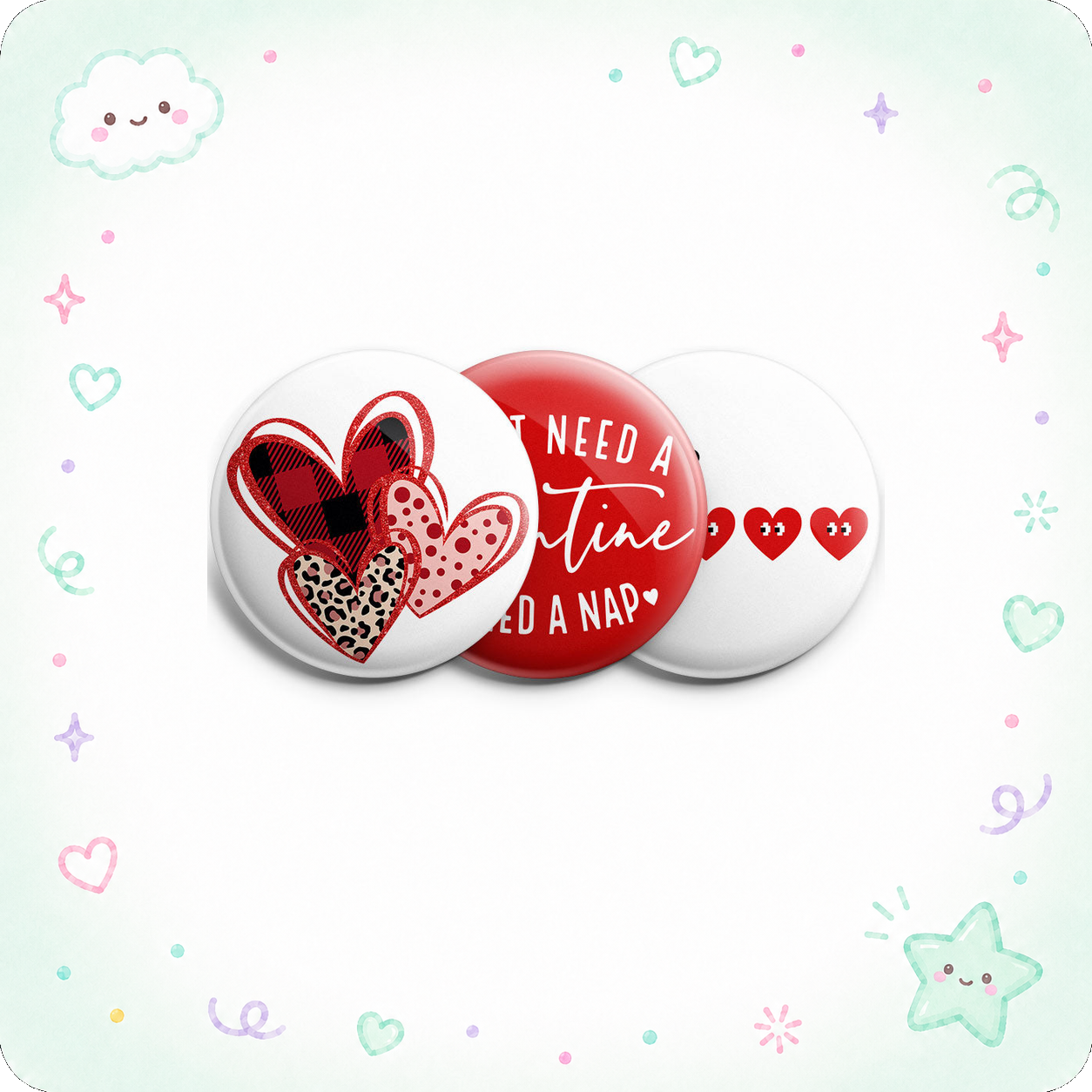 Valentine's Nap 3-Pack - - Topperswap