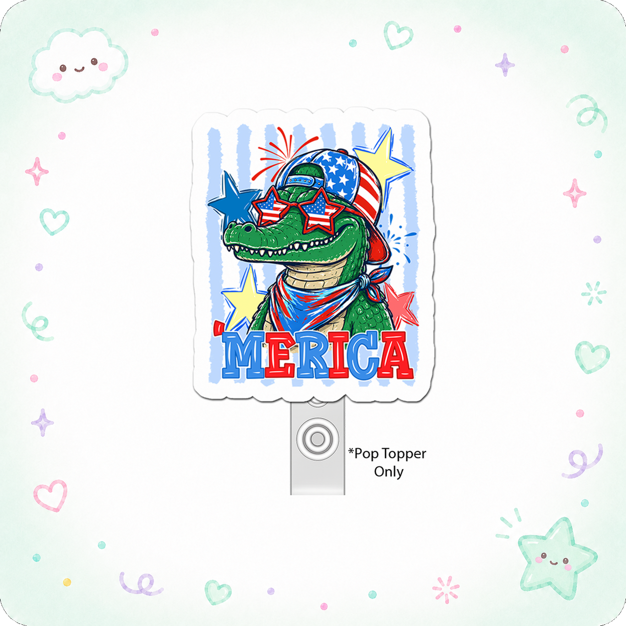 Alligator Americana Legend Pop Topper - - Topperswap