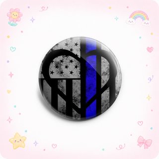 Thin Blue Line Symbolic Topper